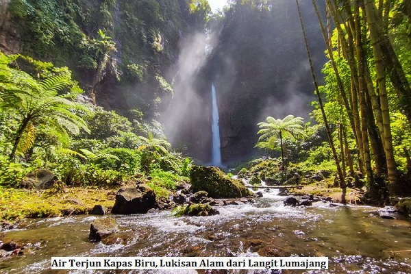 Air Terjun Kapas Biru